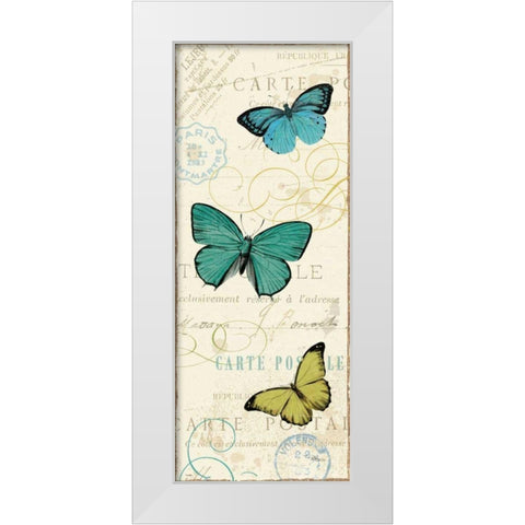 Live to Love VII White Modern Wood Framed Art Print by Pela Studio