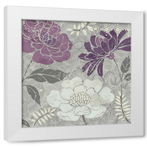 Morning Tones Purple II White Modern Wood Framed Art Print by Brissonnet, Daphne