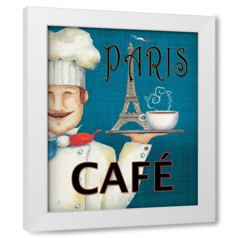 Worlds Best Chef II White Modern Wood Framed Art Print by Brissonnet, Daphne