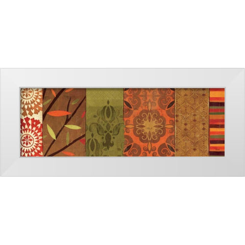 Abstract Nature V White Modern Wood Framed Art Print by Charron, Veronique