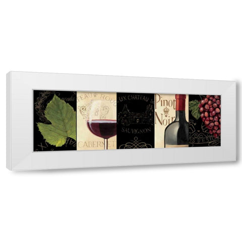 Chateau Nouveau Panel I White Modern Wood Framed Art Print by Fabiano, Marco