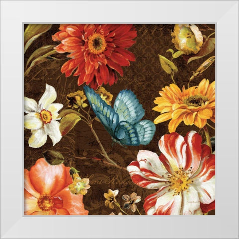 Rainbow Garden III White Modern Wood Framed Art Print by Audit, Lisa