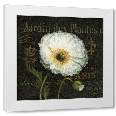 Botanical Garden I White Modern Wood Framed Art Print by Brissonnet, Daphne