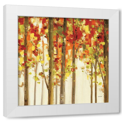 Autumn Forest Study I White Modern Wood Framed Art Print by Audit, Lisa