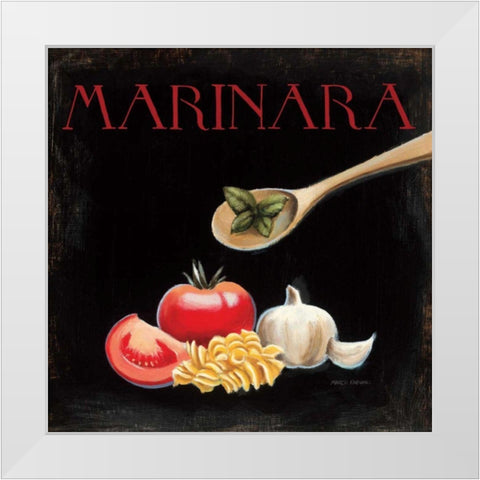 Italian Cuisine IV White Modern Wood Framed Art Print by Fabiano, Marco