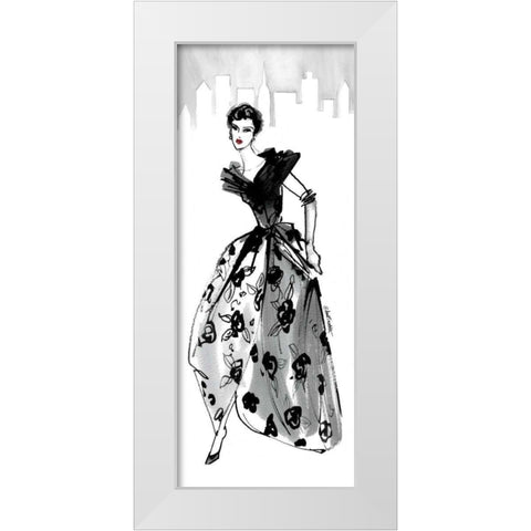 Fifties Fashion II with Red White Modern Wood Framed Art Print by Tavoletti, Anne
