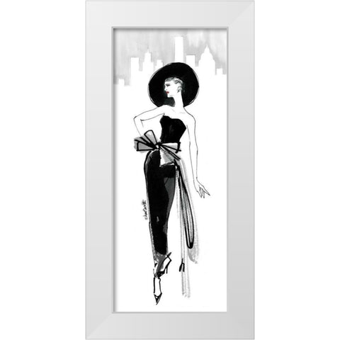 Fifties Fashion IV with Red White Modern Wood Framed Art Print by Tavoletti, Anne
