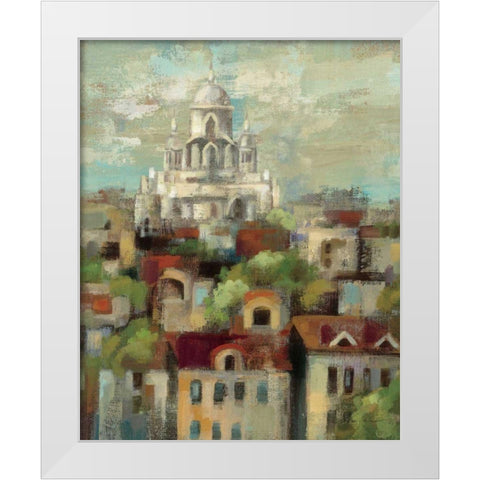 Spring in Paris I White Modern Wood Framed Art Print by Vassileva, Silvia
