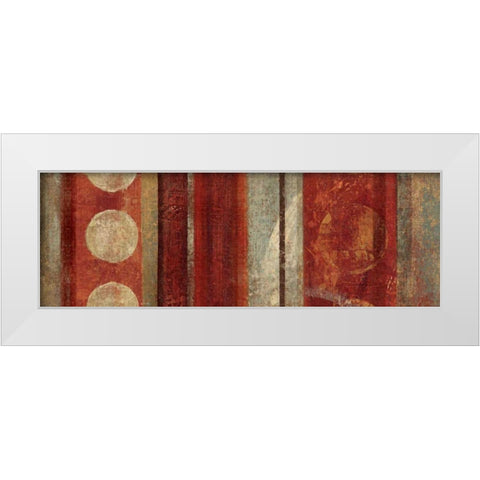 Bora White Modern Wood Framed Art Print by Silva, Roque