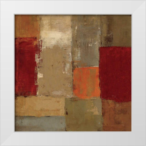 African Moment II White Modern Wood Framed Art Print by Vassileva, Silvia