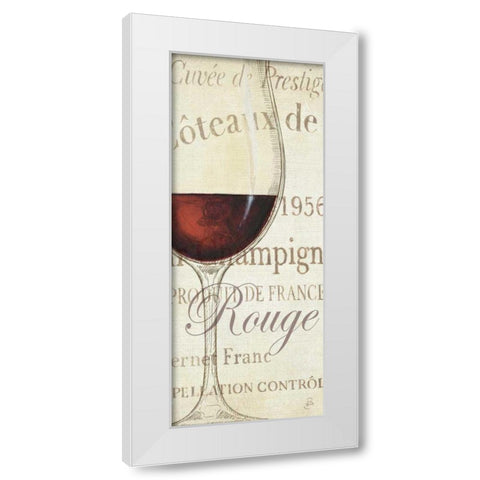 Les Rouge White Modern Wood Framed Art Print by Brissonnet, Daphne