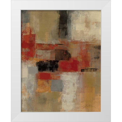 Intersection Crop II White Modern Wood Framed Art Print by Vassileva, Silvia