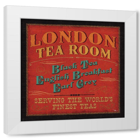 Lunchtime in Color II White Modern Wood Framed Art Print by Pela Studio