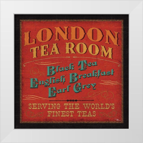 Lunchtime in Color II White Modern Wood Framed Art Print by Pela Studio