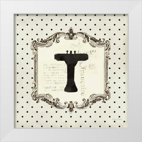 Cartouche Sink White Modern Wood Framed Art Print by Adams, Emily