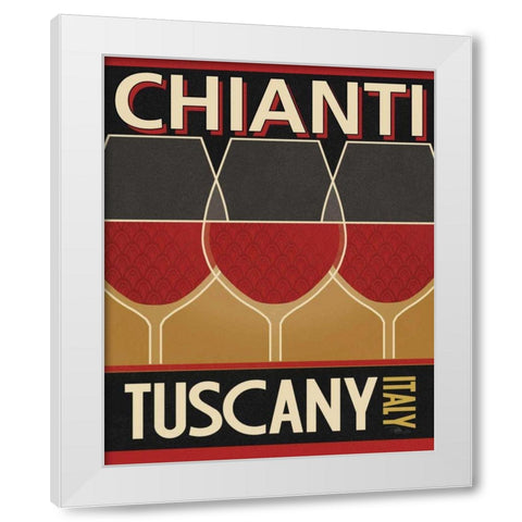 Chianti White Modern Wood Framed Art Print by Pela Studio