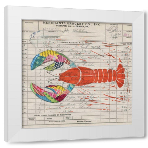 Fresh from the Sea II White Modern Wood Framed Art Print by Prahl, Courtney