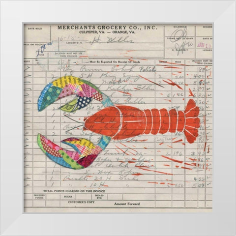 Fresh from the Sea II White Modern Wood Framed Art Print by Prahl, Courtney