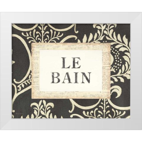 Le Bain White Modern Wood Framed Art Print by Adams, Emily