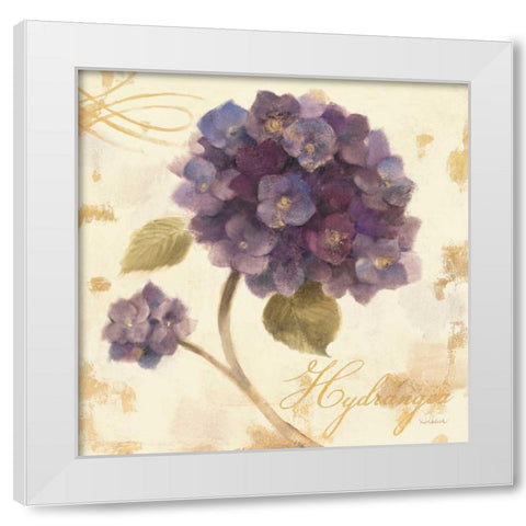 Abundant Hydrangea I White Modern Wood Framed Art Print by Hristova, Albena