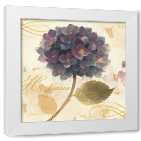 Abundant Hydrangea II White Modern Wood Framed Art Print by Hristova, Albena