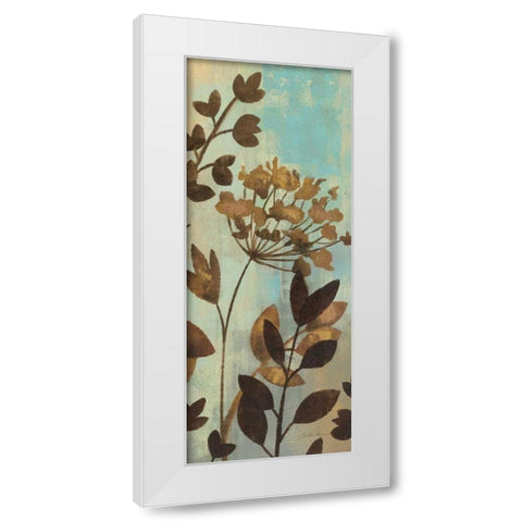 Enchanted Garden II White Modern Wood Framed Art Print by Vassileva, Silvia
