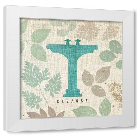 Forest Bath I White Modern Wood Framed Art Print by Studio Mousseau