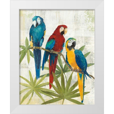 Birds of a Feather II White Modern Wood Framed Art Print by Tillmon, Avery