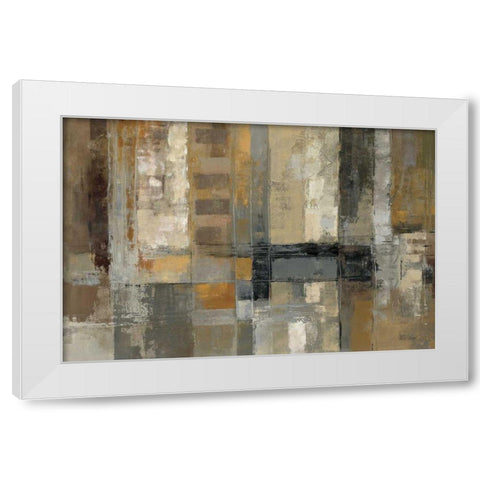 One Way Street White Modern Wood Framed Art Print by Vassileva, Silvia