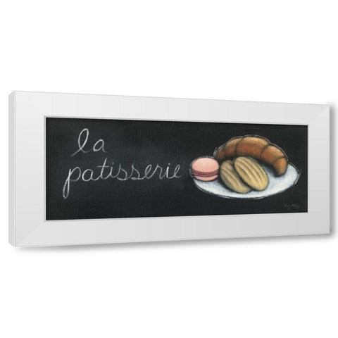 Chalkboard Menu II - Patisserie White Modern Wood Framed Art Print by Adams, Emily