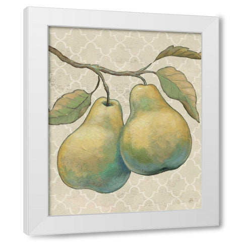 Lovely Fruits I Neutral  Crop White Modern Wood Framed Art Print by Brissonnet, Daphne