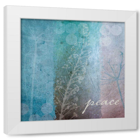 Ethereal Inspirational Square I White Modern Wood Framed Art Print by Wild Apple Portfolio