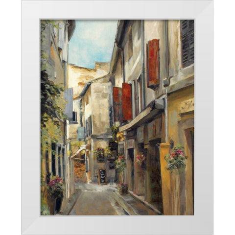 Old Town I White Modern Wood Framed Art Print by Hageman, Marilyn