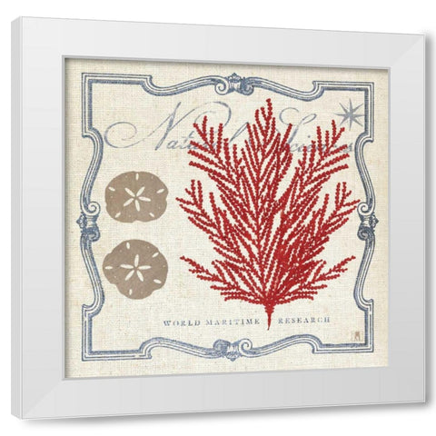 Pacific Sea Fern White Modern Wood Framed Art Print by Studio Mousseau