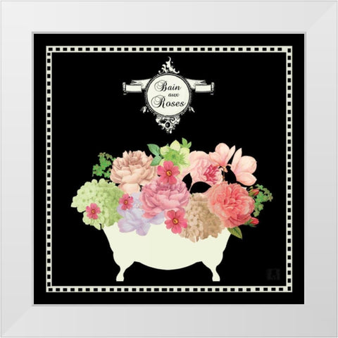 Bain du Jardin III Black White Modern Wood Framed Art Print by Mousseau, Studio