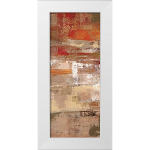 Flamenco Steps Panel II White Modern Wood Framed Art Print by Vassileva, Silvia