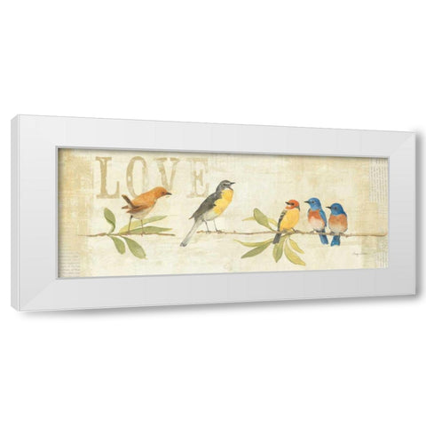 Adoration of the Magpie Panel I White Modern Wood Framed Art Print by Tillmon, Avery