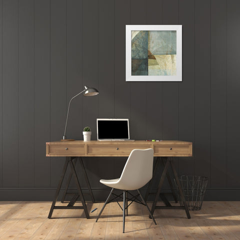 Arches White Modern Wood Framed Art Print by Schick, Mike