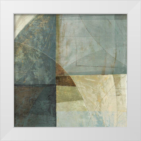 Arches White Modern Wood Framed Art Print by Schick, Mike