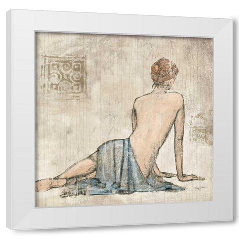 Figure Study I White Modern Wood Framed Art Print by Tillmon, Avery