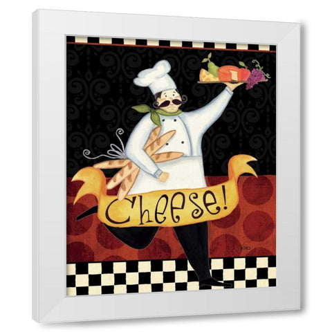 Bon Appetit IV White Modern Wood Framed Art Print by Charron, Veronique