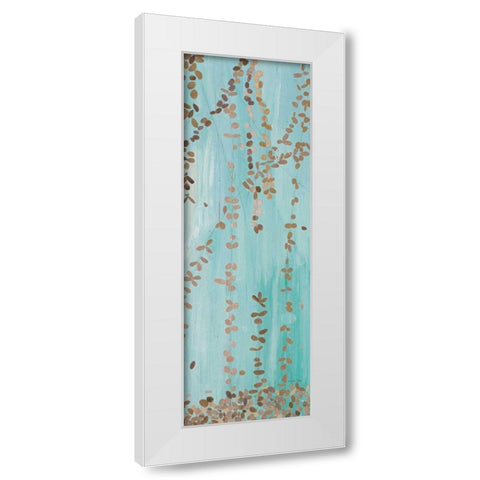 Trailing Vines II Blue White Modern Wood Framed Art Print by Boggs, Candra