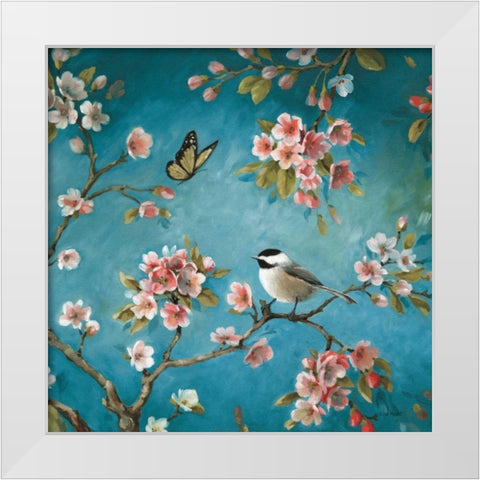 Blossom II White Modern Wood Framed Art Print by Audit, Lisa