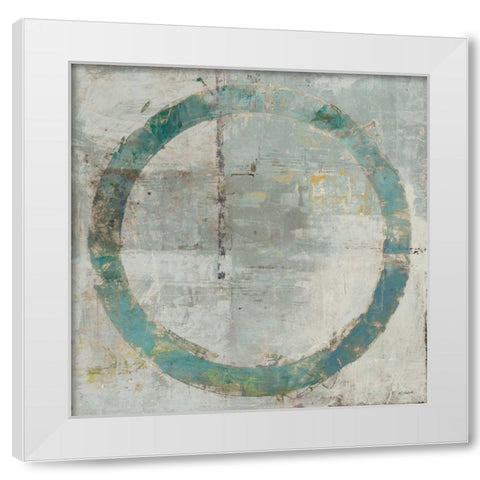 Renew Square I White Modern Wood Framed Art Print by Schick, Mike