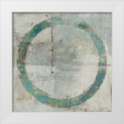 Renew Square I White Modern Wood Framed Art Print by Schick, Mike