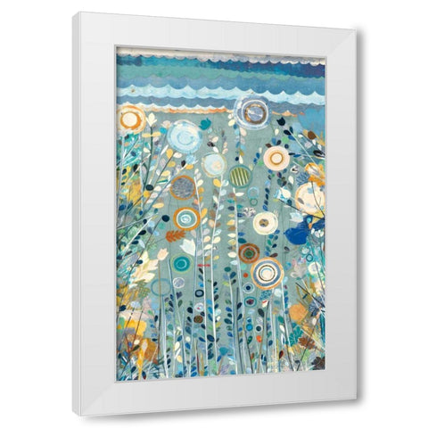 Ocean Garden II White Modern Wood Framed Art Print by Boggs, Candra