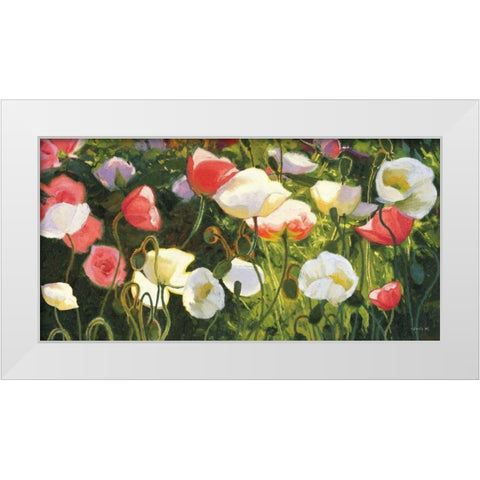Morden s Blush White Modern Wood Framed Art Print by Novak, Shirley