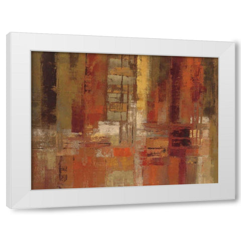 Sunset Street Crop White Modern Wood Framed Art Print by Vassileva, Silvia