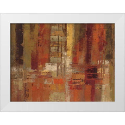 Sunset Street Crop White Modern Wood Framed Art Print by Vassileva, Silvia