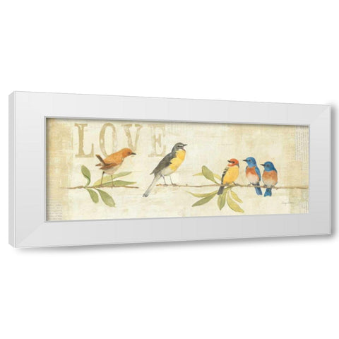 Adoration of the Magpie Panel I White Modern Wood Framed Art Print by Tillmon, Avery